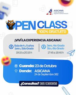ASICANA's Open Class