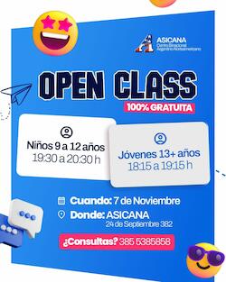 ASICANA's Open Class