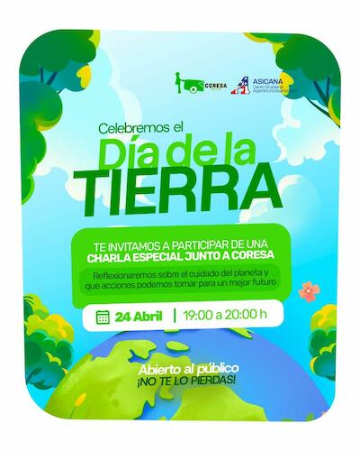"Celebremos el Día de la Tierra" - Charla especial junto a CORESA