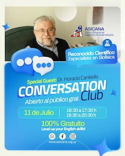 Conversation Club - Charla con el Doctor Horacio Cantiello
