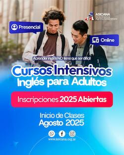 Cursos para Adultos - Agosto 