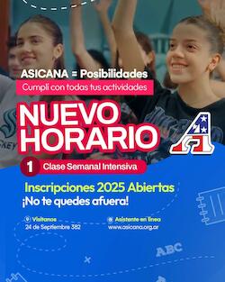Nuevos Horarios y Modalidad para Cursos 2025