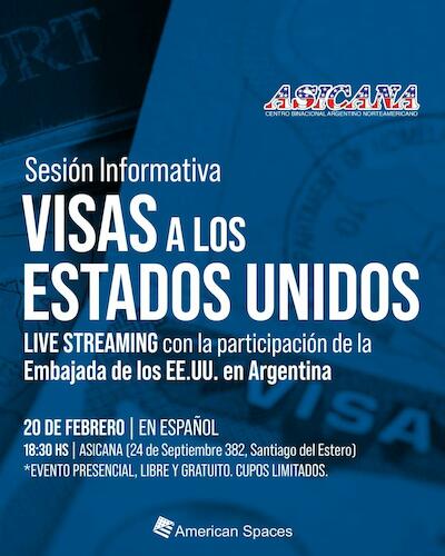 Sesion Informativa sobre Visas para los Estados Unidos