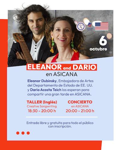 Visita de Eleanor Dubinsky y Dario Acosta Teich